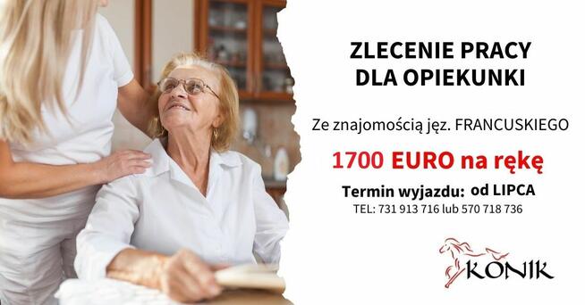 Niemcy praca w opiece zarobki do 2000€ + Premia Wakacyjna