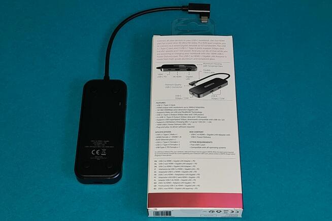 Hub Sitecom Adapter CN-394 Usb - C - HDMI - Gigabit Lan - PD