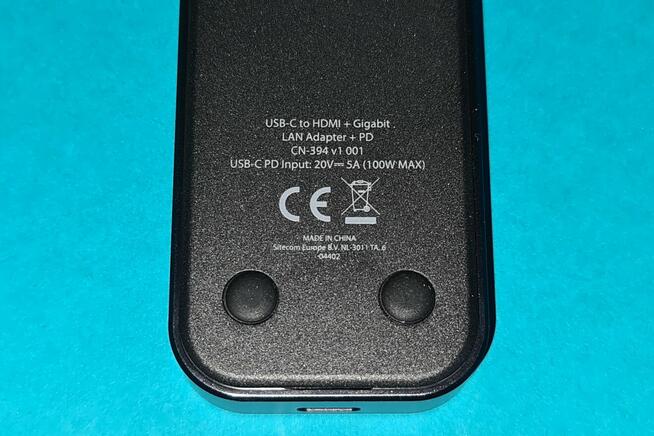 Hub Sitecom Adapter CN-394 Usb - C - HDMI - Gigabit Lan - PD