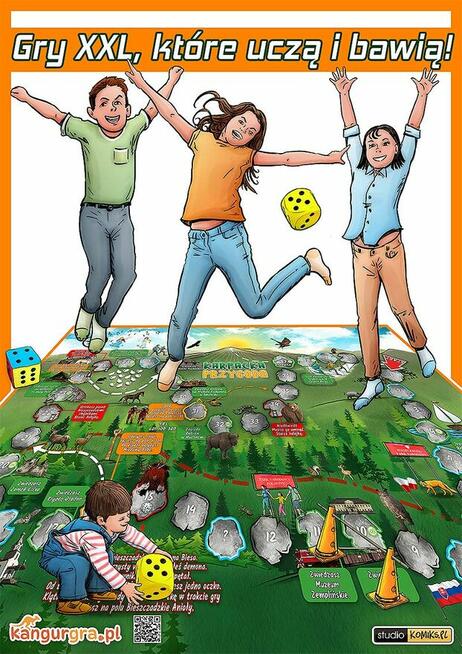 gra XXL KARPACKA PRZYGODA dla DZIECI do skakania, nauki i za