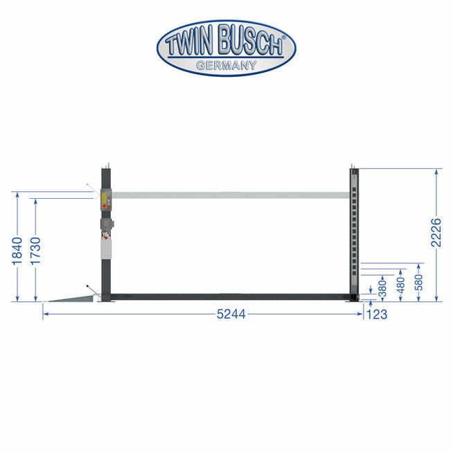 PLATFORMA PARKINGOWA czterokolumnowa TW 436 P-D2-G NOWOŚĆ!