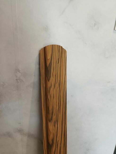 Sztachety metalowe II gatunek - ROSE WOOD - Drewnopodobne