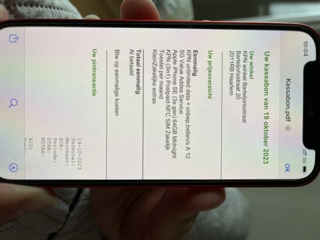 iPhone SE 3 generacji 64 GB midnight