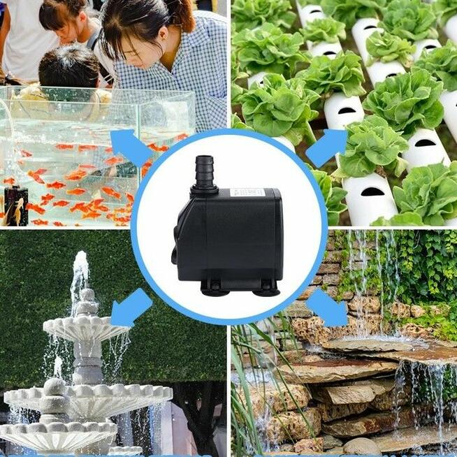 POMPA Wody.1000L/h.Wodospad.Kaskada.Fontanna.Nawadnianie