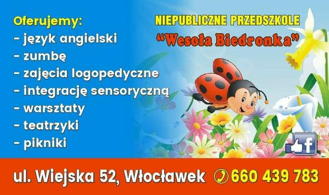 Rekrutacja do Niepublicznego Przedszkola Wesoła Biedronka