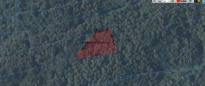 Działki leśne 90a- Nienadowa