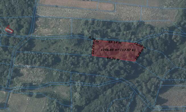 Działki leśne 90a- Nienadowa