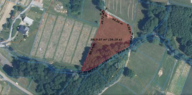 Działka rekreacyjna 40a- Manasterz