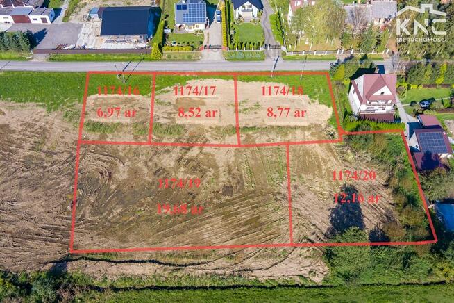 Działka w Jastrzębiej 6,97 ar. W Cenie 73 000 zł