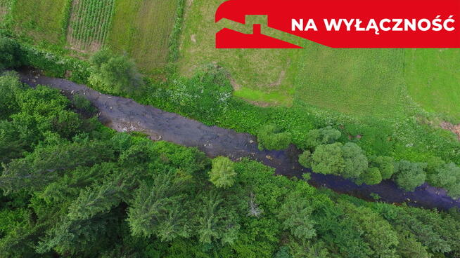 Działka przy strumyku