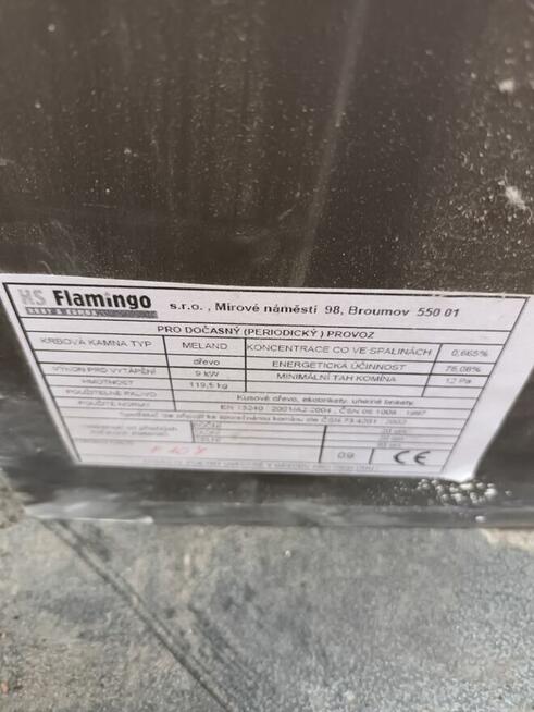 Piec wolnostojący HS Flamingo o mocy 9 kW