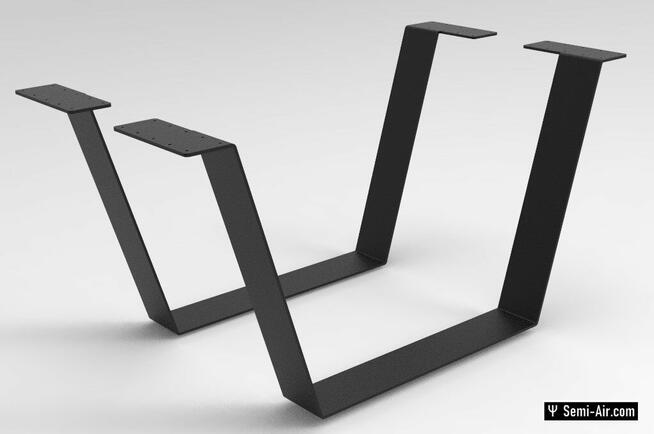 Noga do stołu nogi komplet 2szt solidne grube