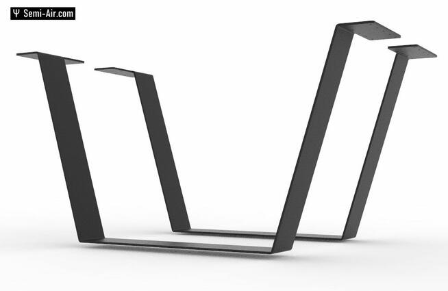 Noga do stołu nogi komplet 2szt solidne grube