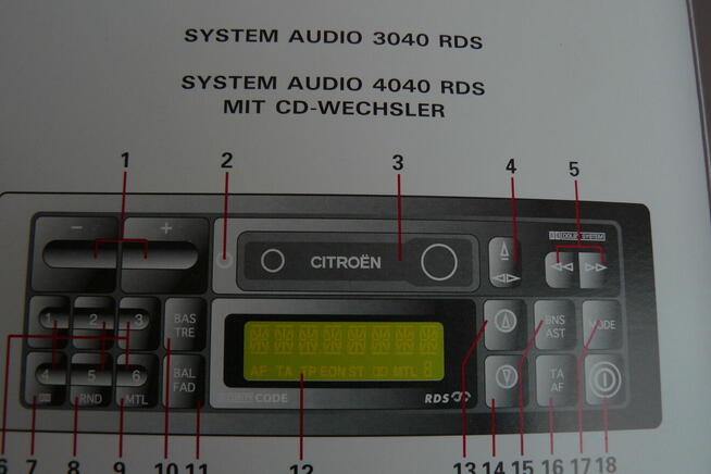 Citroen XM instrukcja obslugi+system audio