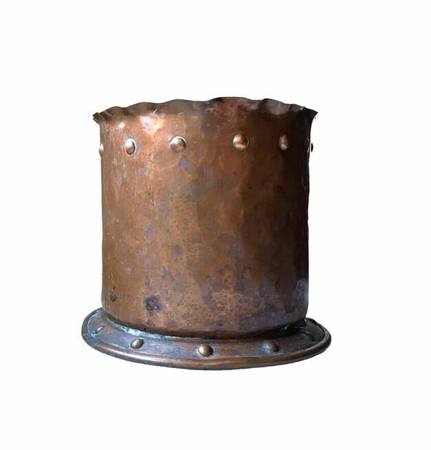 Miedziany cache pot ( osłona doniczki )