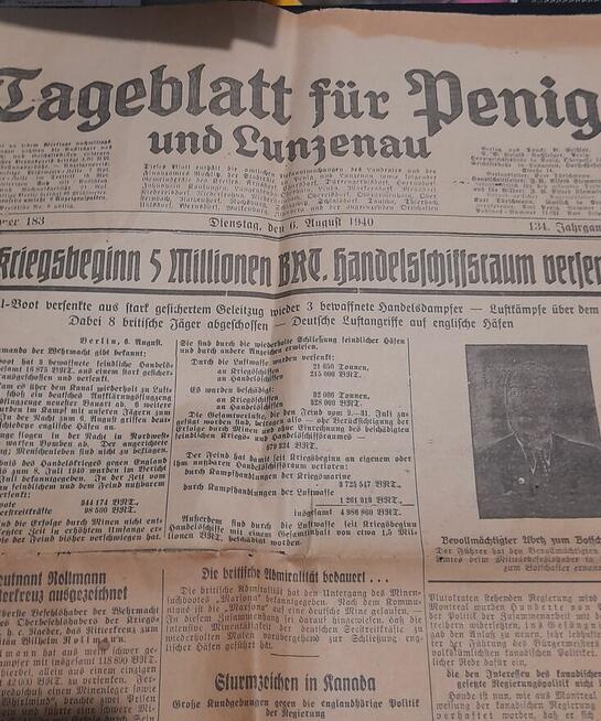 Stare Niemieckie gazety