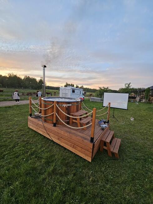 Mobilna balia PREMIUM - jacuzzi na kółkach! Poznań Tarnowo