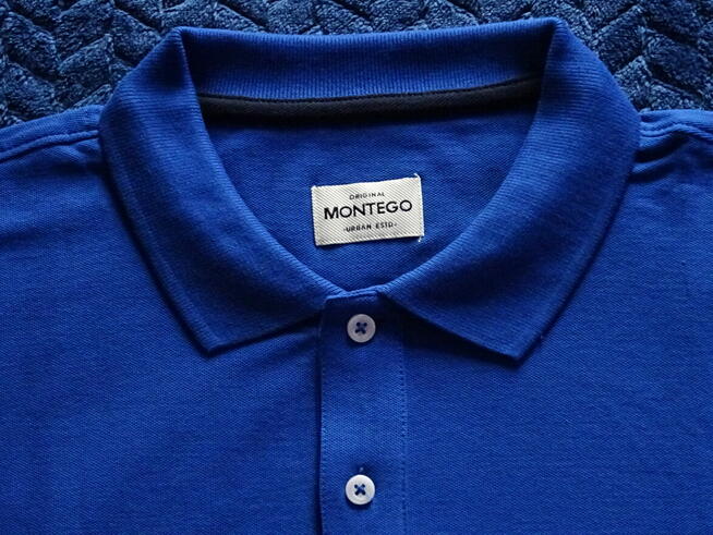 NOWA męska koszulka polo MONTEGO, rozmiar L