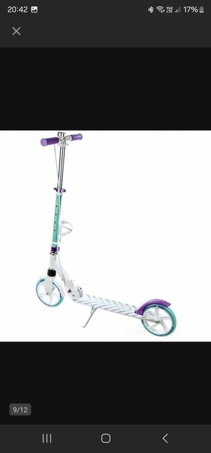 Hulajnoga Raven Pastelle Pro biały 2 kółka