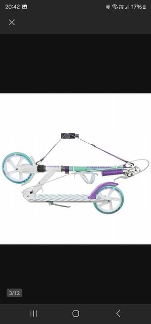 Hulajnoga Raven Pastelle Pro biały 2 kółka