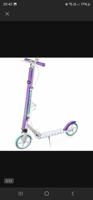 Hulajnoga Raven Pastelle Pro biały 2 kółka