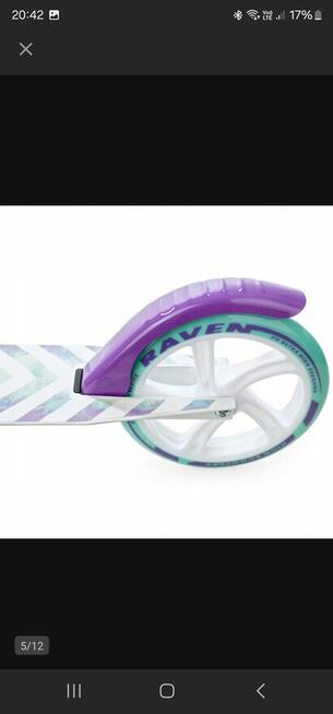 Hulajnoga Raven Pastelle Pro biały 2 kółka