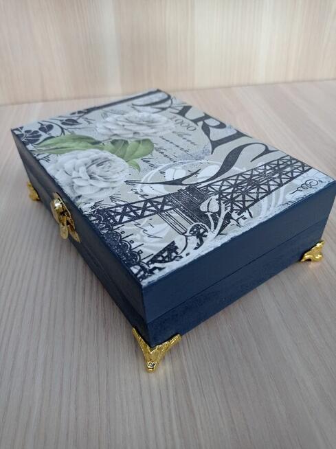 Pudełko drewniane dekoracyjne