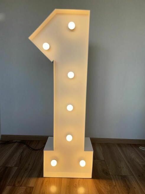 Cyfry LED 18. Duże 120 cm Roczek/18ka