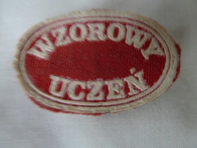 odznaka przypinka Wzorowy Uczeń z czasów PRL