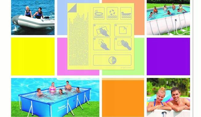 Łatki wodoodporne.Zestaw naprawi Basen.Uszczelni Wyciek wody