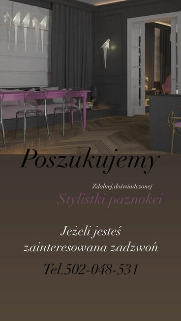 Praca od zaraz/stylistka paznokci