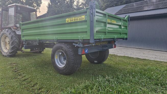 Przyczepa rolnicza wywrotka, kiper 3str. Fv Transport KOWAL