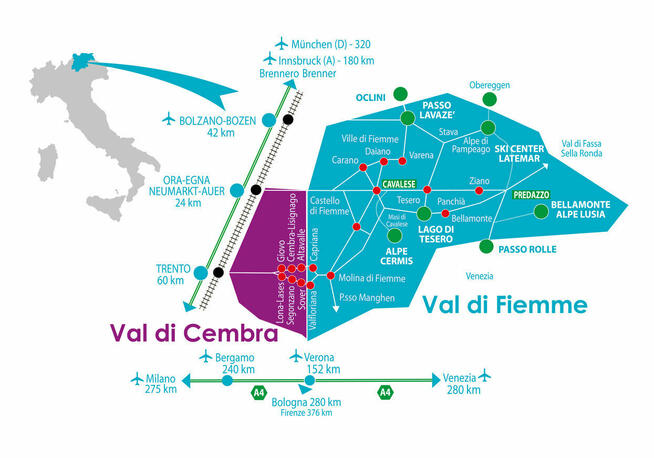 VAL di FIEMME 116 km na 2026 !! Latemar Obereggen Hotel 3*
