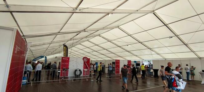 Wynajem, hala namiotowa o szerokości 25m, targi, wystawy...