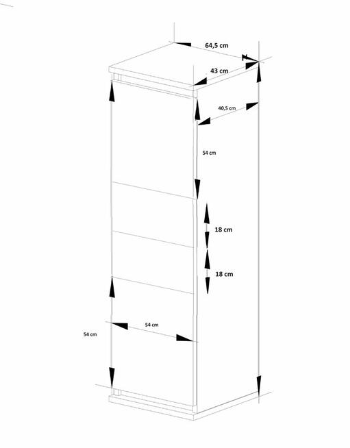 Używana przeszklona witryna do salonu marki KLOSE kolonialna