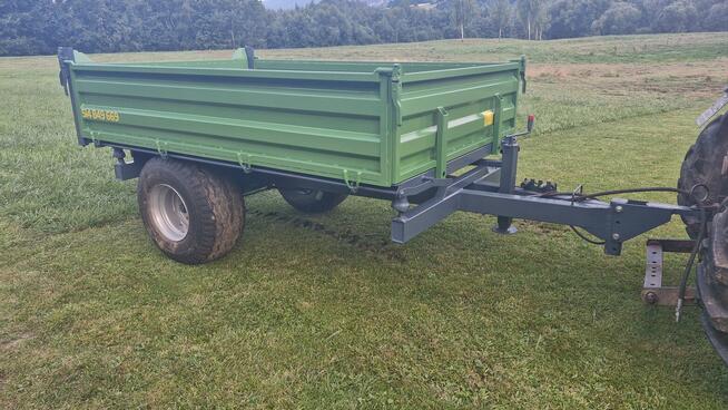 Przyczepa rolnicza wywrotka, kiper 3str. Fv Transport KOWAL