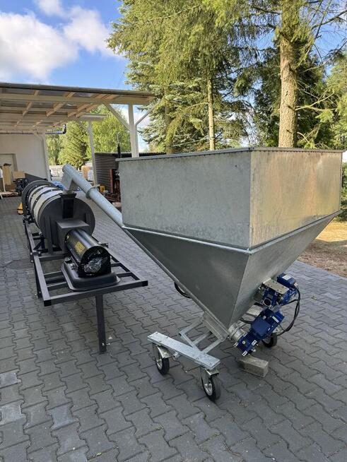 Bębnowe suszenie produktów do produkcji peletu