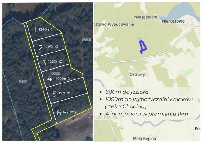 Działki w sercu lasu.......cisza idealna