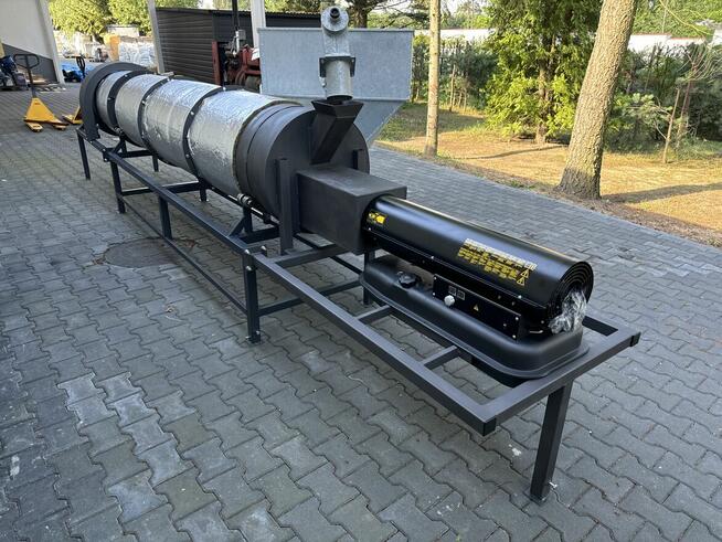 Bębnowe suszenie produktów do produkcji peletu