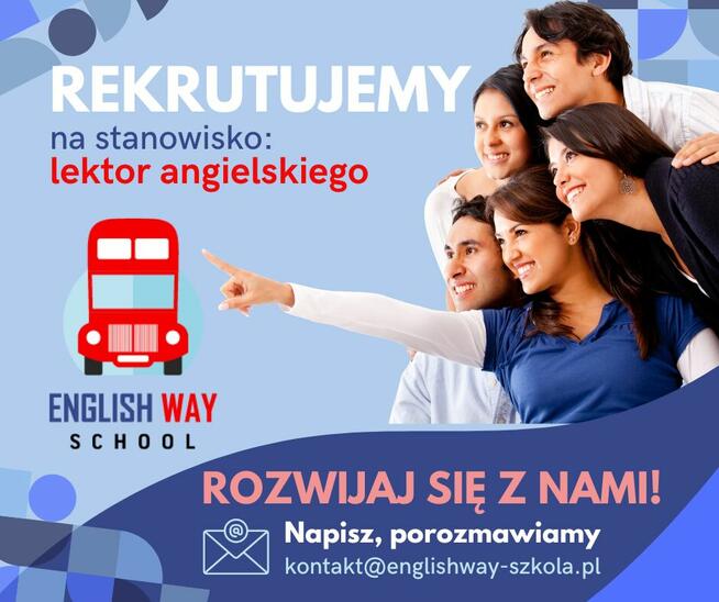 Chcesz pracować jako lektorka angielskiego?Zobacz ogłoszenie