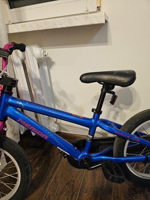 MERIDA MATTS J.16 ROWER DLA DZIECI+KÓŁKA BOCZNE DO NAUKI.