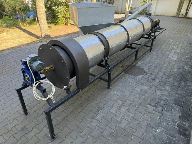 Bębnowe suszenie produktów do produkcji peletu