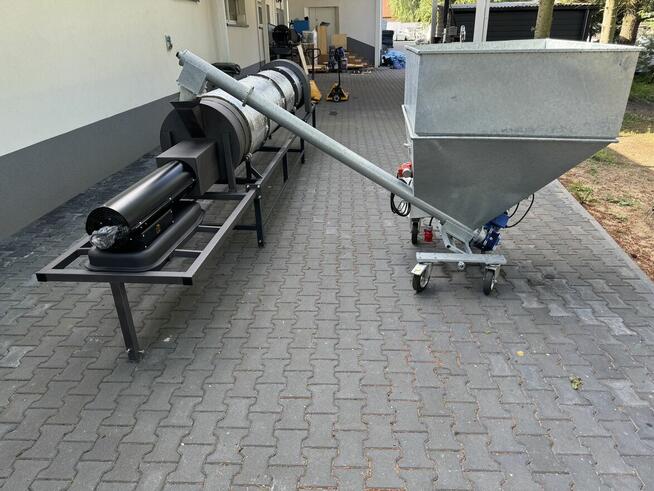 Bębnowe suszenie produktów do produkcji peletu