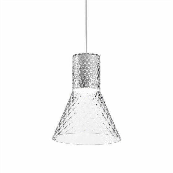 Modern glass Flared TR led fi50 M930 zwieszany szary AQForm
