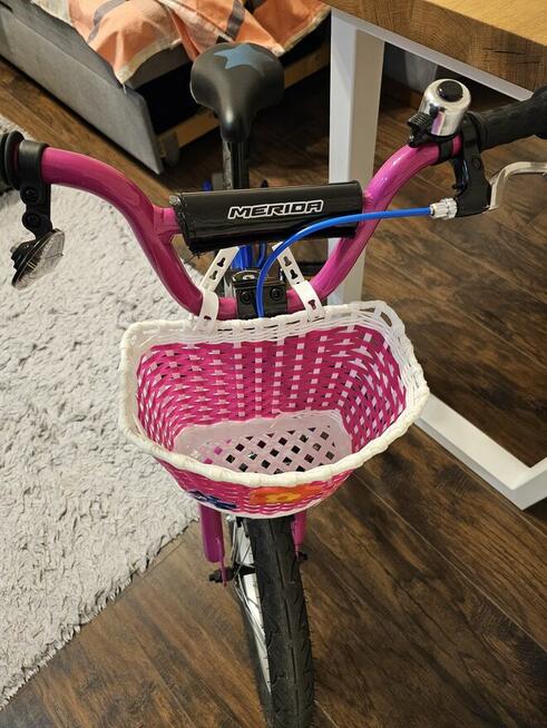 MERIDA MATTS J.16 ROWER DLA DZIECI+KÓŁKA BOCZNE DO NAUKI.