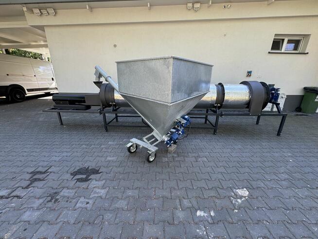 PRZELOTOWA SUSZARNIA BĘBNOWA NAGRZEWNICA PODAJNIK ŚLIMAKOWY