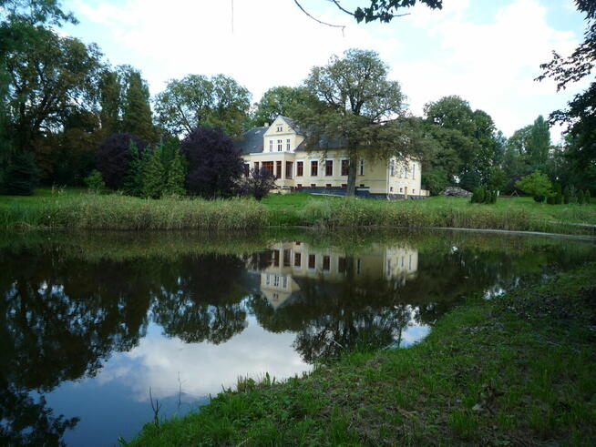 dwór dworek park Popowo Kościelne gm.Mieścisko Wielkopolska