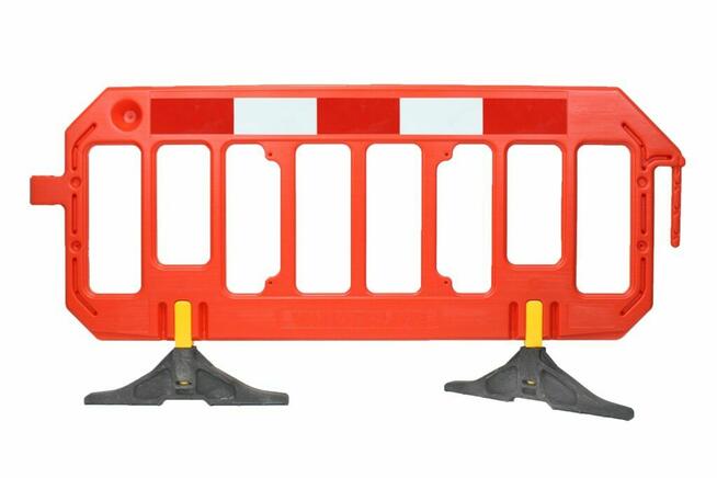 barierka oddzielająca pomarańczowa PCV barierka przeciwtłumo
