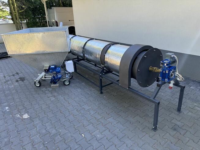 Bębnowe suszenie produktów do produkcji peletu