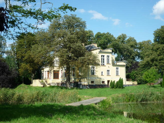dwór dworek park Popowo Kościelne gm.Mieścisko Wielkopolska